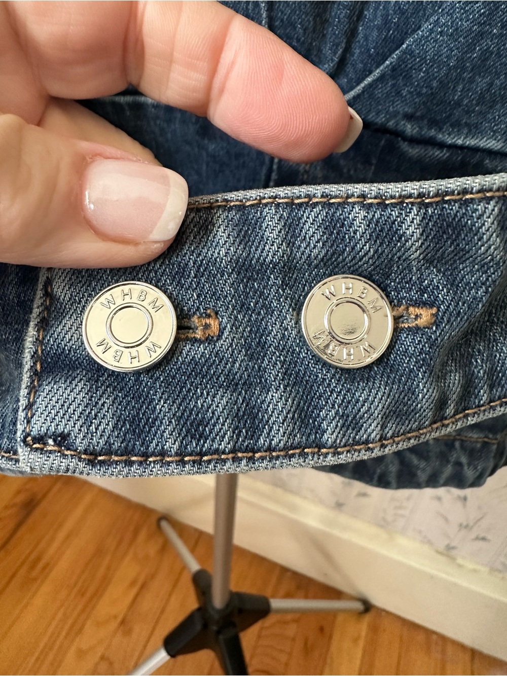 White House Black Market Denim Jacket - Picture 9 of 10